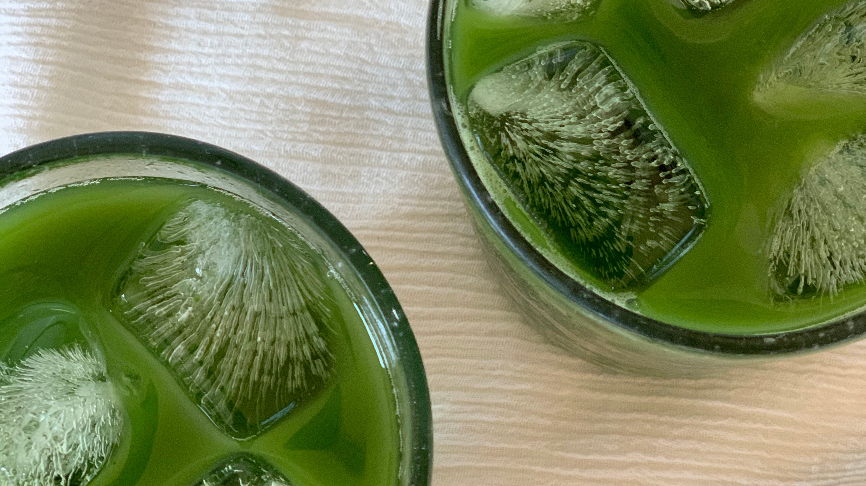 Iced Coconut Water + Matcha Latte Recipe