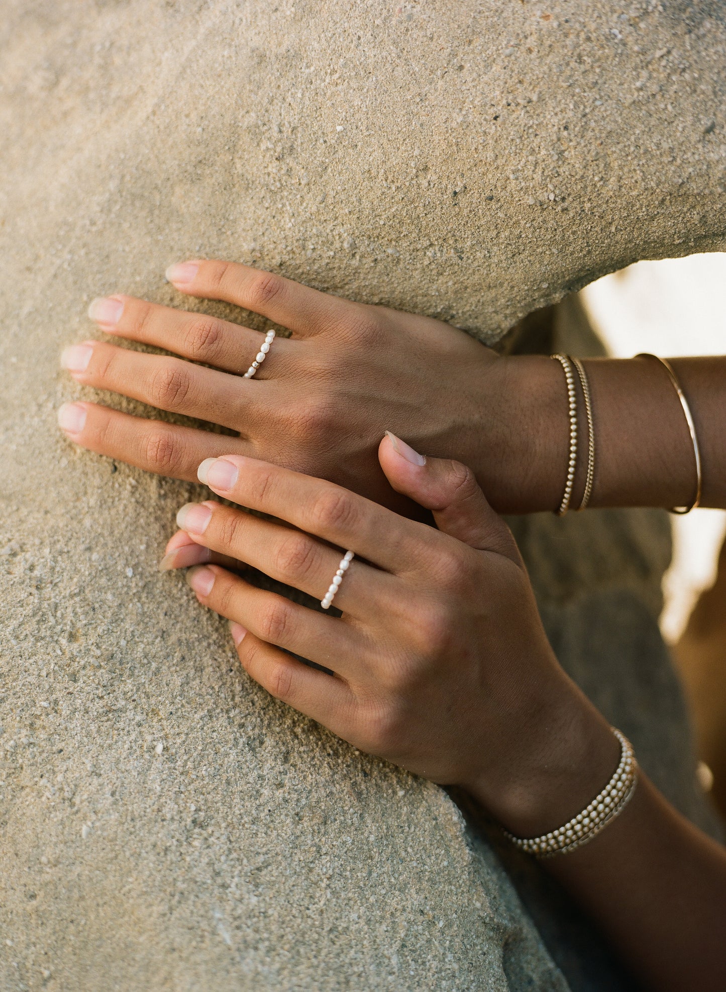 Tiny Vintage Pearl Ring
