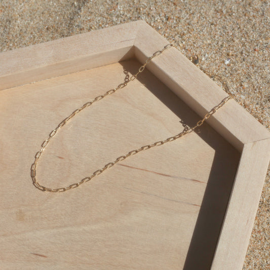 Bold Paperclip Chain Necklace