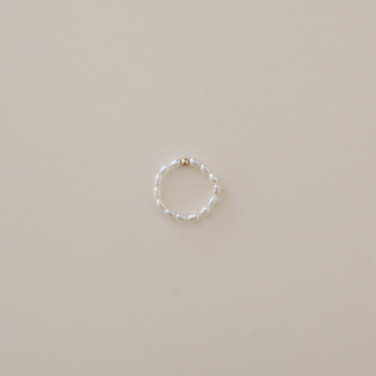 Tiny Vintage Pearl Ring